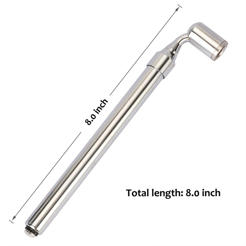 MEASUREMAN Heavy Duty Large Bore Dual Head Truck Tire Gauge, 360Â° Swivel Chuck, Solid Brass Body, Aluminum Slide,Range 10-150psi - Image 5